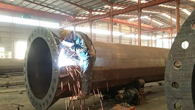 Цех по производству монопольных опор связи