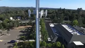 Монтаж трехгранной трубчатой башни связи 3