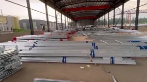 Склад стальных элементов башенных конструкций