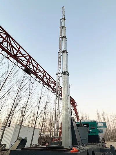 Передвижная базовая станция (ПБС, COW) / переносная телескопическая мачта связи