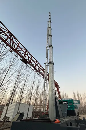 Передвижная базовая станция (ПБС, COW) / переносная телескопическая мачта связи