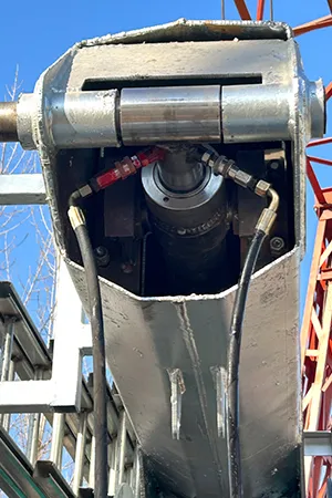 Передвижная базовая станция (ПБС, COW) / переносная телескопическая мачта связи